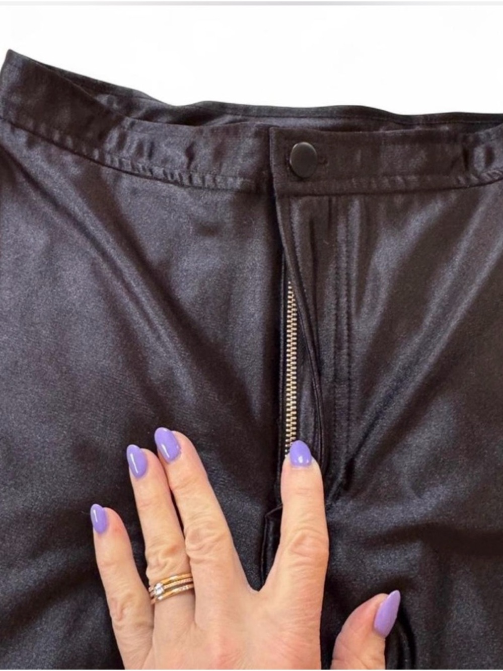American Apparel Black Disco Leggings - Picture 6 of 9
